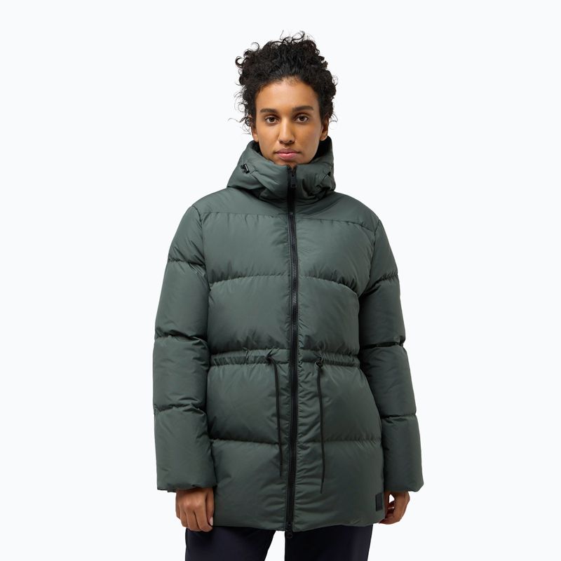 Geacă cu puf pentru femei Jack Wolfskin Kirschallee slate green