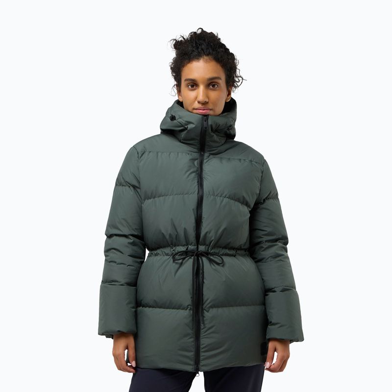 Geacă cu puf pentru femei Jack Wolfskin Kirschallee slate green 3