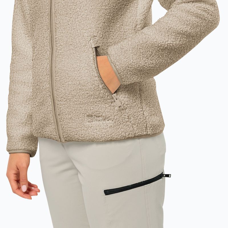 Hanorac pentru femei Jack Wolfskin High Curl anis 3