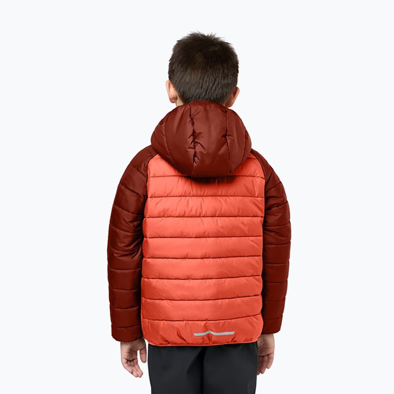 Geacă cu puf pentru copii Jack Wolfskin Zenon coral orange 2