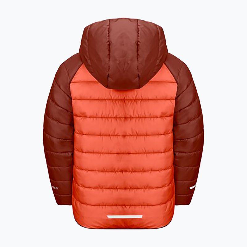 Geacă cu puf pentru copii Jack Wolfskin Zenon coral orange 5