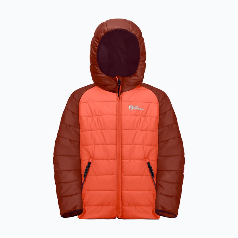 Geacă cu puf pentru copii Jack Wolfskin Zenon coral orange 5