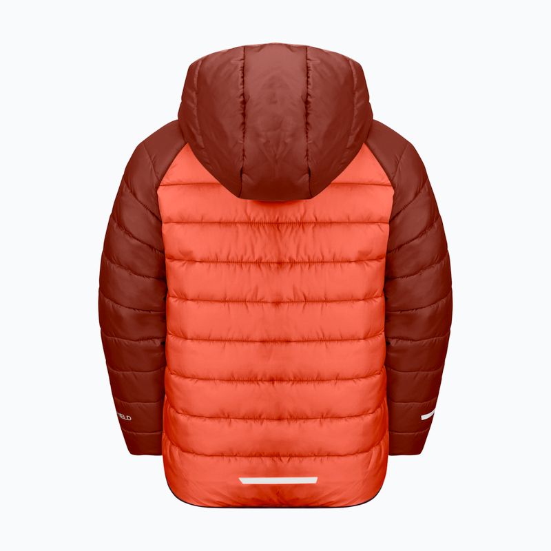 Geacă cu puf pentru copii Jack Wolfskin Zenon coral orange 6