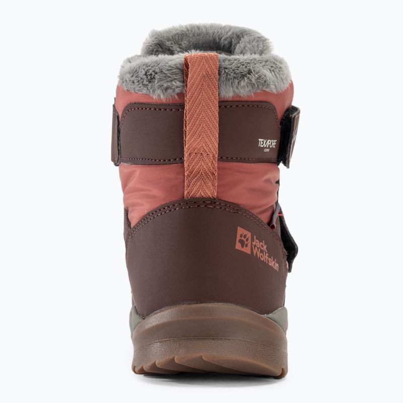 Încălțăminte pentru copii  Jack Wolfskin Polar Bear-B Texapore Mid Vc dark mahogany 6