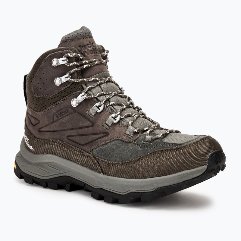 Încălțăminte de trekking pentru bărbați Jack Wolfskin Cyrox Texapore Mid cold coffee