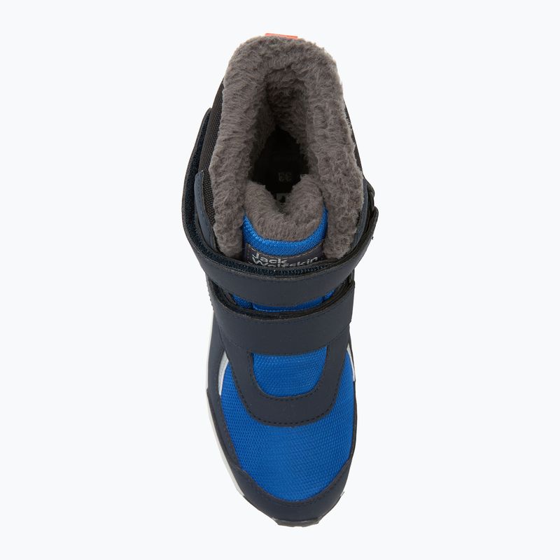 Ghete pentru copii Jack Wolfskin Woodland WT Texapore High VC crisp cobalt 5