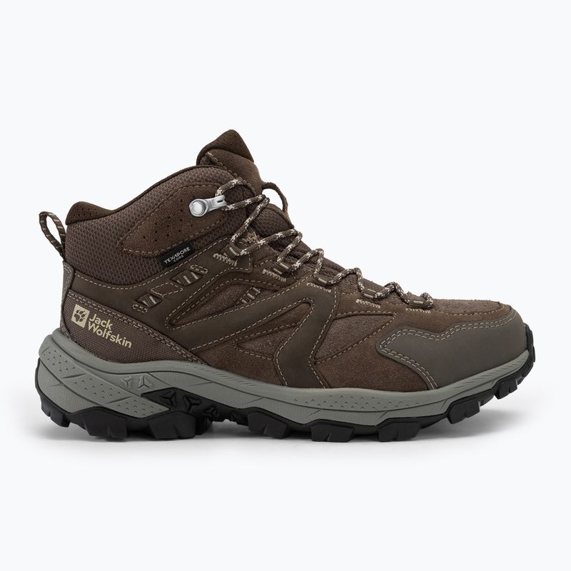 Încălțăminte de trekking pentru bărbați Jack Wolfskin Vojo Tour Lt Texapore Mid cold coffee 2