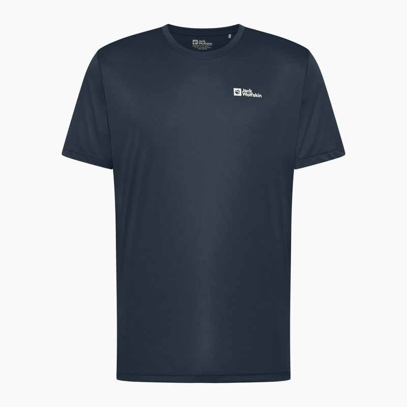 Tricou de trekking pentru bărbați Jack Wolfskin Tech T midnight sky 6