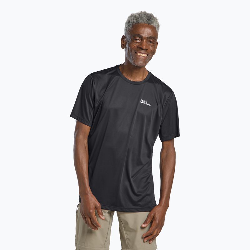 Tricou de trekking pentru bărbați Jack Wolfskin Tech T phantom