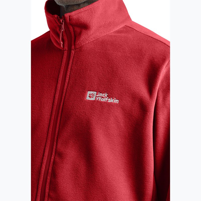 Bluză pentru bărbați Jack Wolfskin Taunus Fz adrenaline red 5