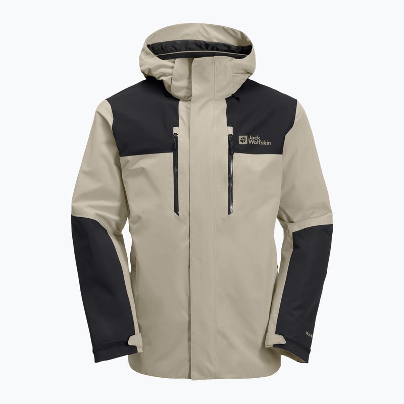 Geacă de ploaie pentru bărbați Jack Wolfskin Jasper 2L stone 11