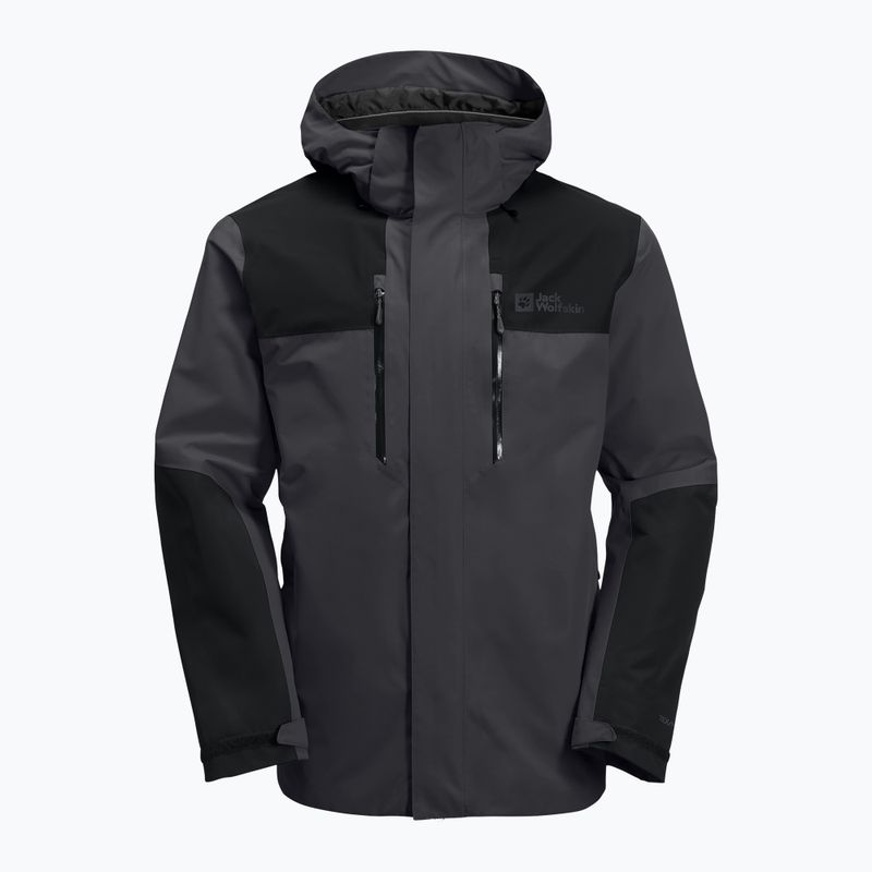 Geacă de ploaie pentru bărbați Jack Wolfskin Jasper 2L phantom 7