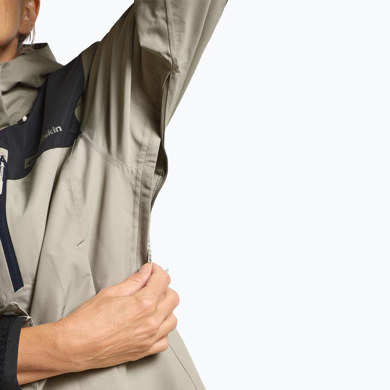 Geacă de ploaie pentru femei  Jack Wolfskin Jasper 2L stone 6