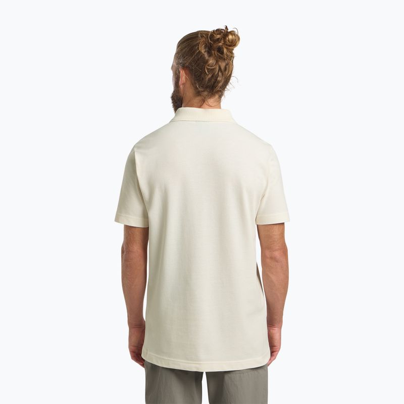 Tricou polo pentru bărbați Jack Wolfskin Essential cotton white 3