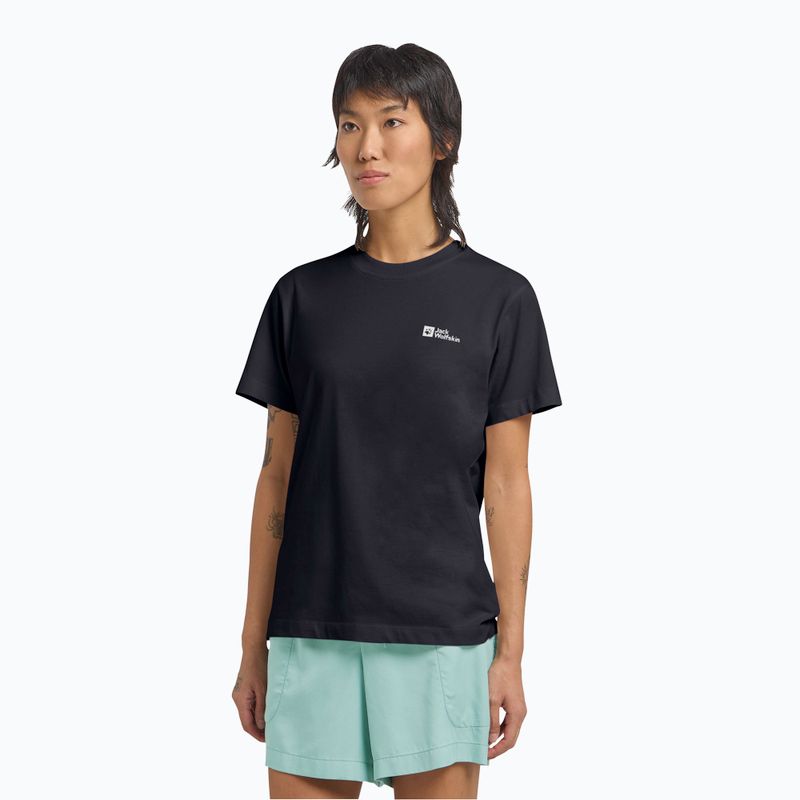 Tricou damă Jack Wolfskin Essential dark navy
