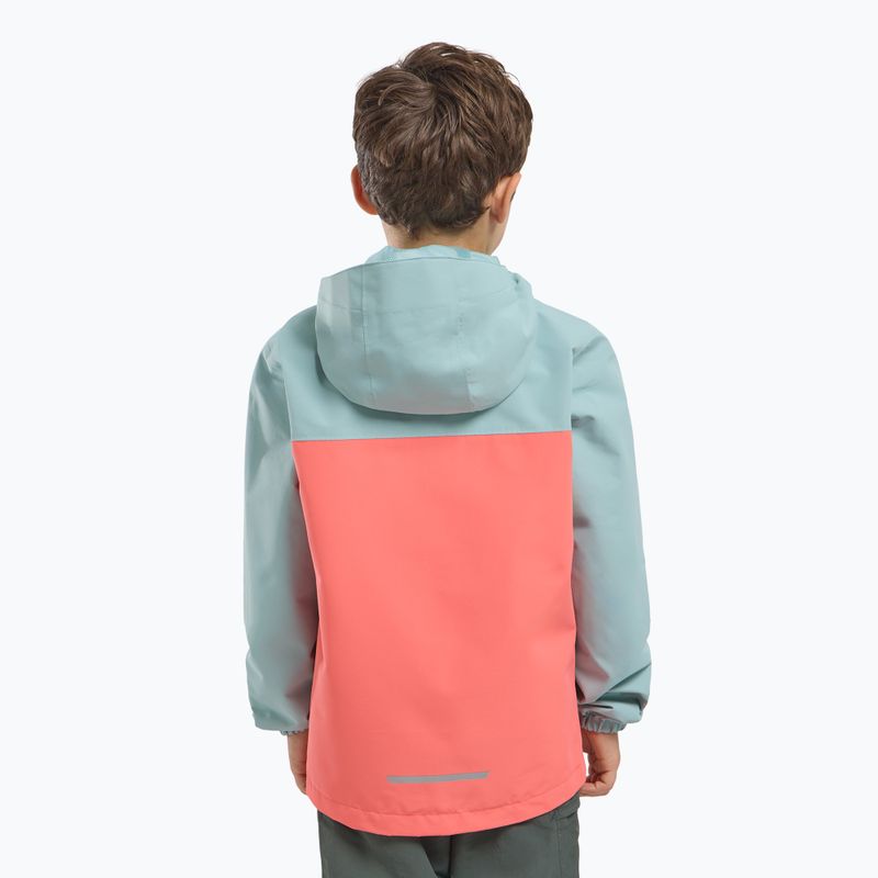 Jachetă de ploaie pentru copii Jack Wolfskin Tucan sunset coral 3