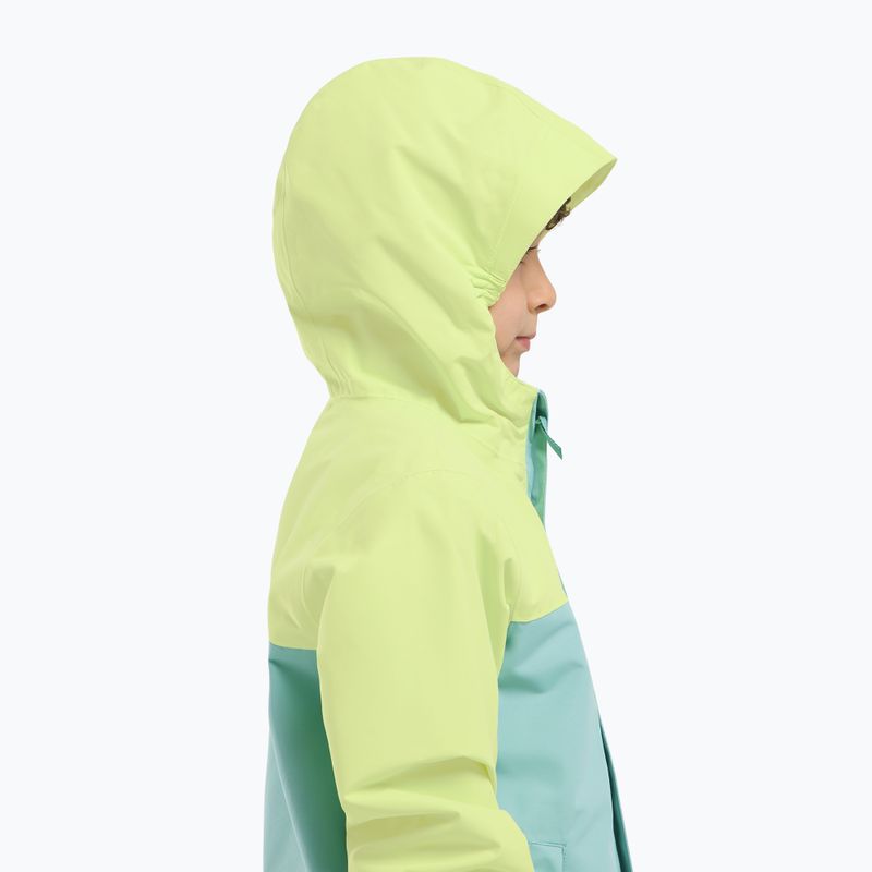 Geacă de ploaie pentru copii Jack Wolfskin Tucan soft jade 4