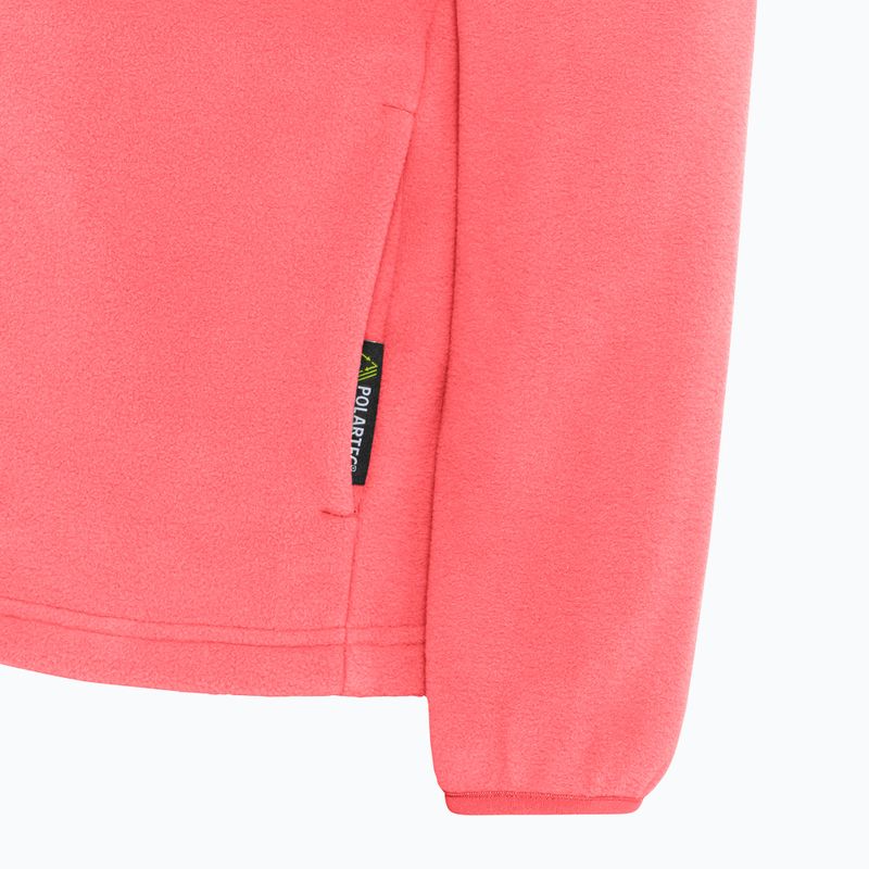 Hanorac fleece pentru copii Jack Wolfskin Taunus sunset coral 5