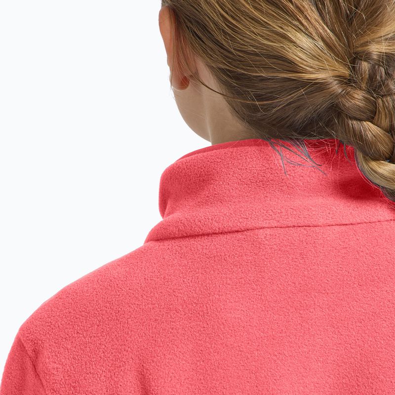 Hanorac fleece pentru copii Jack Wolfskin Taunus sunset coral 17