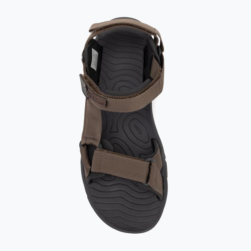 Sandale pentru bărbați Jack Wolfskin Lakewood Ride cold coffee 5