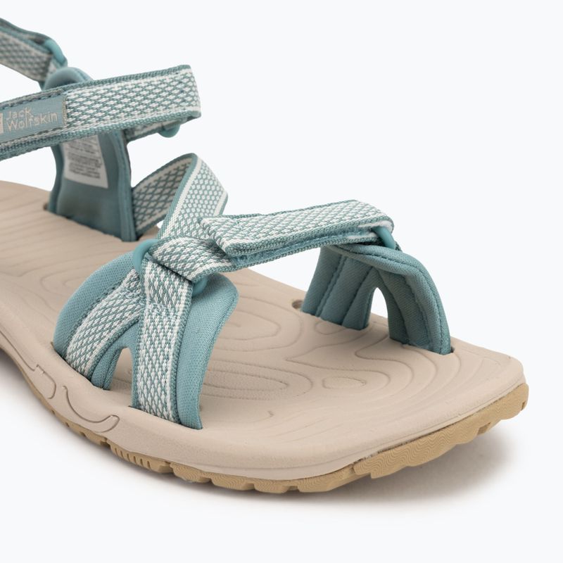 Sandale pentru femei Jack Wolfskin Lakewood Ride soft jade 7