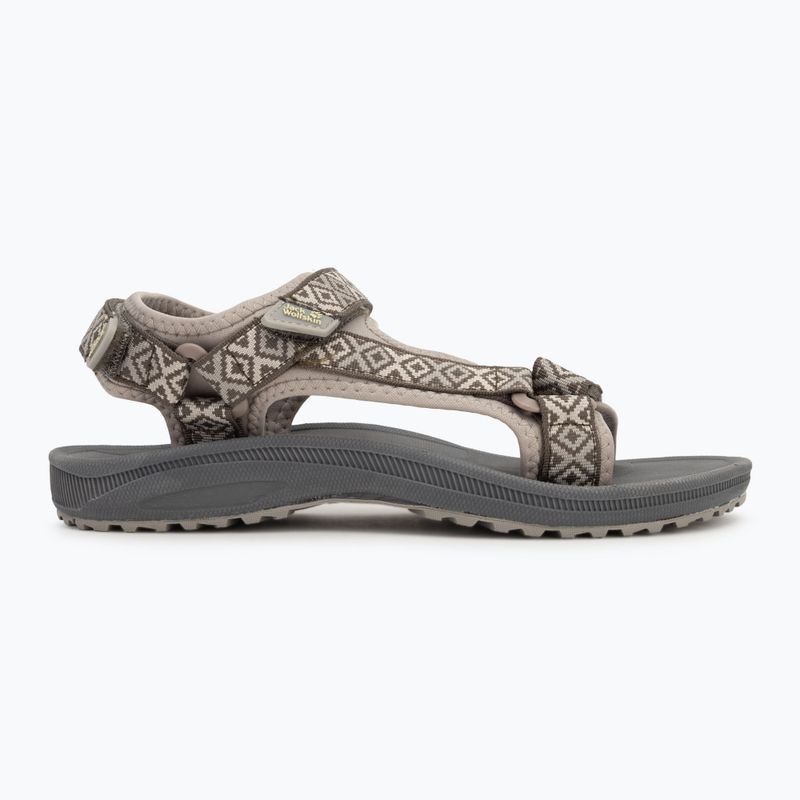 Sandale pentru femei Jack Wolfskin Wave Breaker cold coffee 2