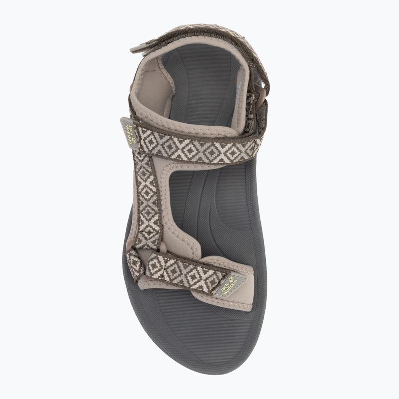 Sandale pentru femei Jack Wolfskin Wave Breaker cold coffee 5