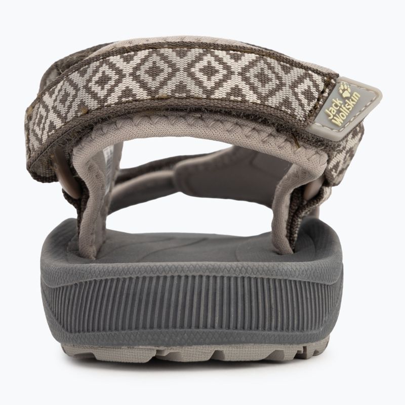 Sandale pentru femei Jack Wolfskin Wave Breaker cold coffee 6