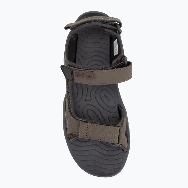 Sandale pentru bărbați Jack Wolfskin Lakewood Cruise cold coffee 5