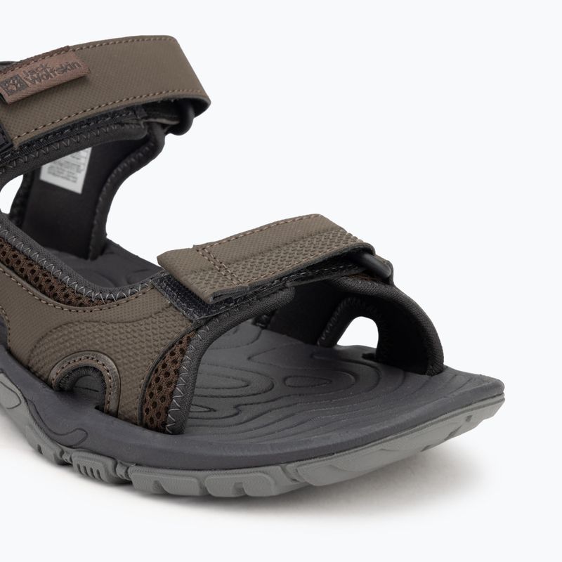 Sandale pentru bărbați Jack Wolfskin Lakewood Cruise cold coffee 7