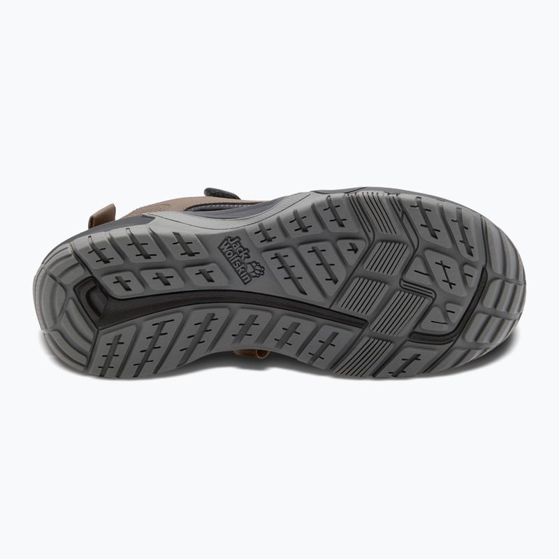 Sandale pentru bărbați Jack Wolfskin Lakewood Cruise cold coffee 5