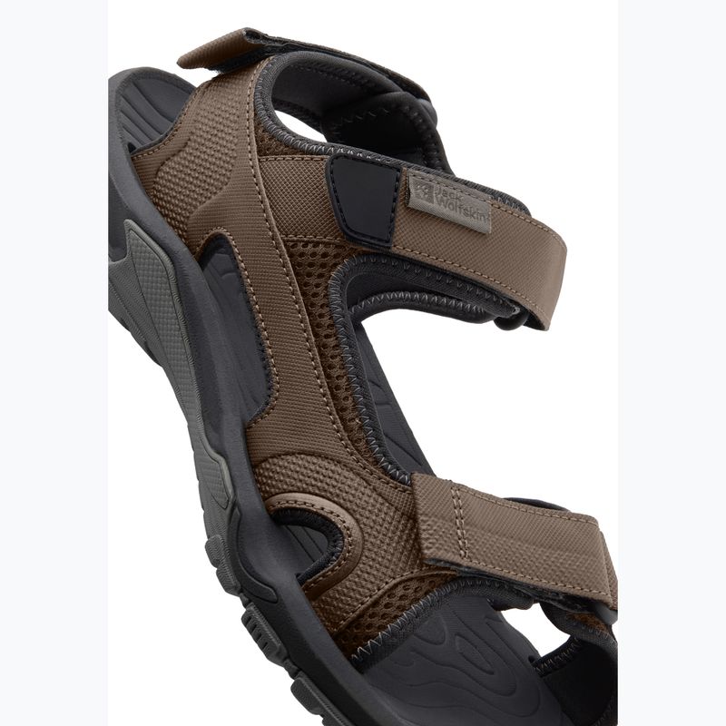 Sandale pentru bărbați Jack Wolfskin Lakewood Cruise cold coffee 6