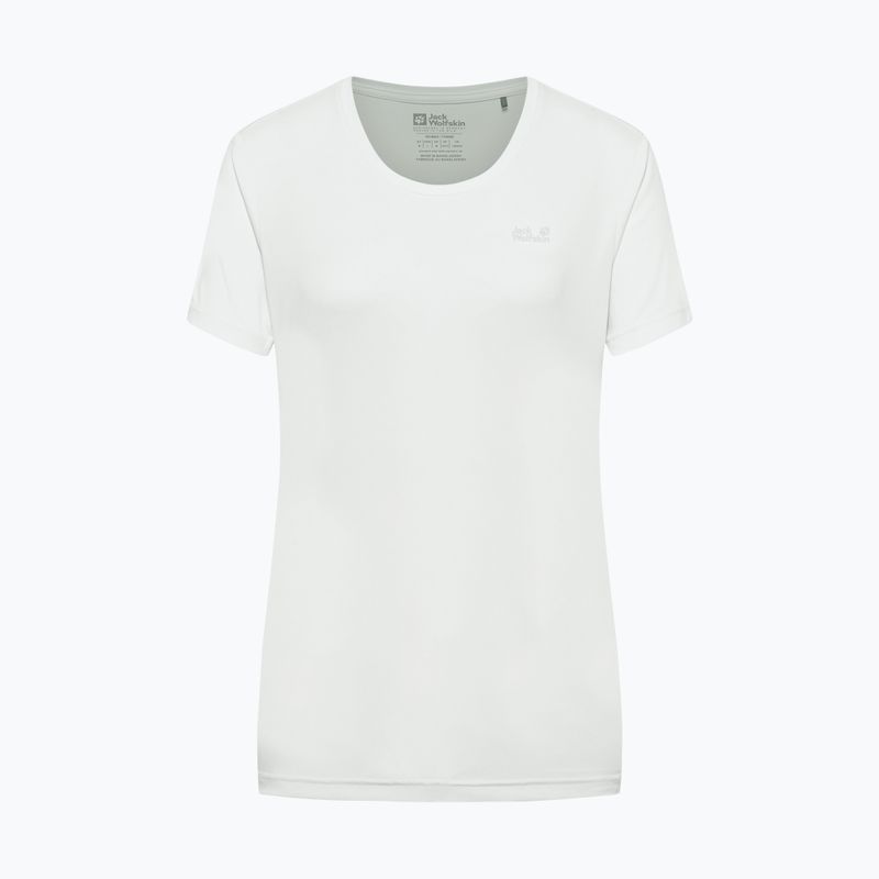Tricou de trekking pentru femei Jack Wolfskin Tech T stark white 6