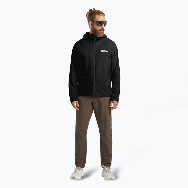 Geacă de vânt pentru bărbați Jack Wolfskin Prelight Octa black 2