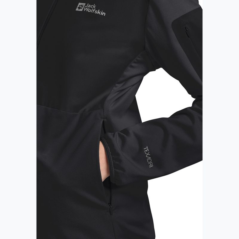 Hanorac pentru femei Jack Wolfskin Prelight Trail Hoody black 6