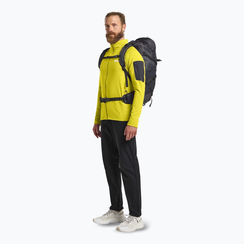 Bluză de trekking pentru bărbați  Jack Wolfskin Prelight Full Zip chartreuse 2