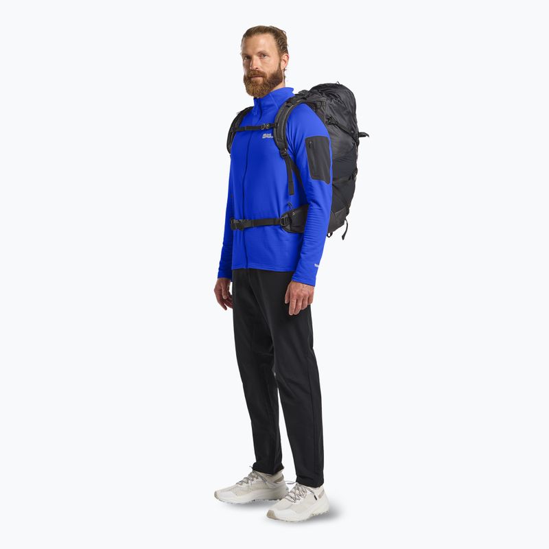 Bluză de trekking pentru bărbați  Jack Wolfskin Prelight Full Zip vibrant blue 2