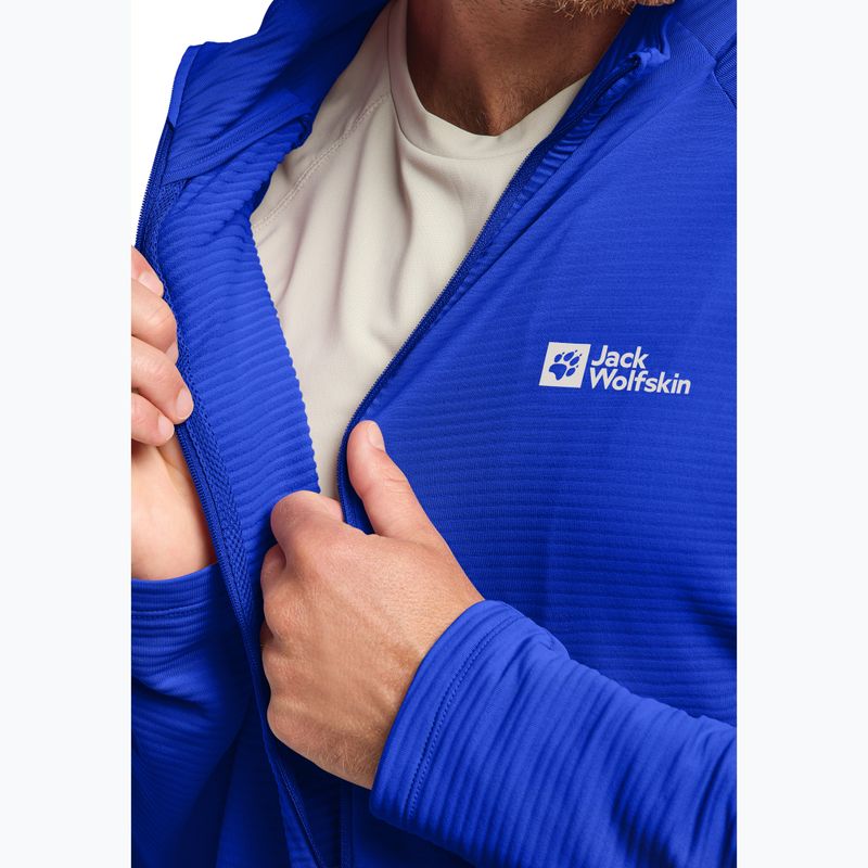 Bluză de trekking pentru bărbați  Jack Wolfskin Prelight Full Zip vibrant blue 5