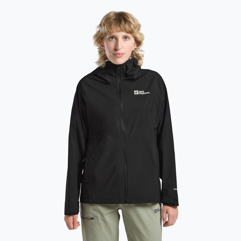 Geacă de ploaie pentru femei Jack Wolfskin Prelight 2.5L LT black