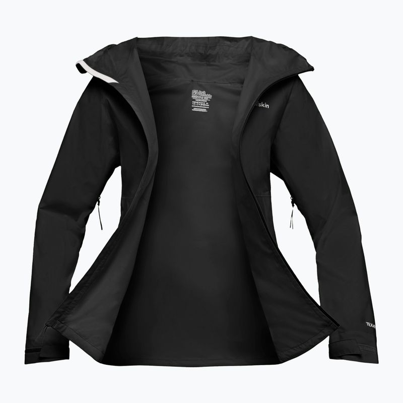 Geacă de ploaie pentru femei Jack Wolfskin Prelight 2.5L LT black 10
