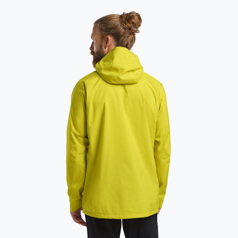 Geacă de ploaie pentru bărbați Jack Wolfskin Prelight 2.5L LT chartreuse 3