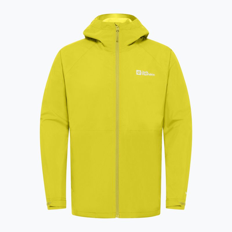 Geacă de ploaie pentru bărbați Jack Wolfskin Prelight 2.5L LT chartreuse 8