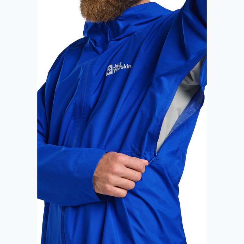 Geacă de ploaie pentru bărbați Jack Wolfskin Prelight 2.5L LT vibrant blue 5
