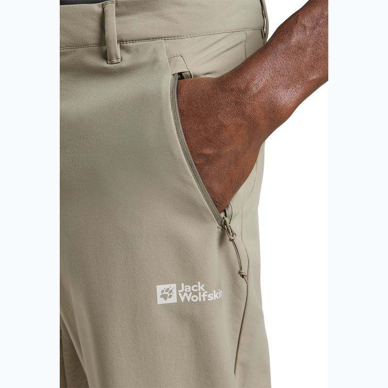 Pantaloni de trekking pentru bărbați Jack Wolfskin Pico Trail stone 4