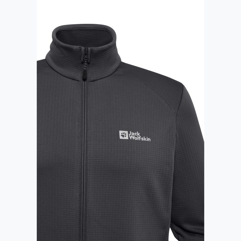 Hanorac pentru bărbați Jack Wolfskin Kolbenberg Full Zip phantom 10