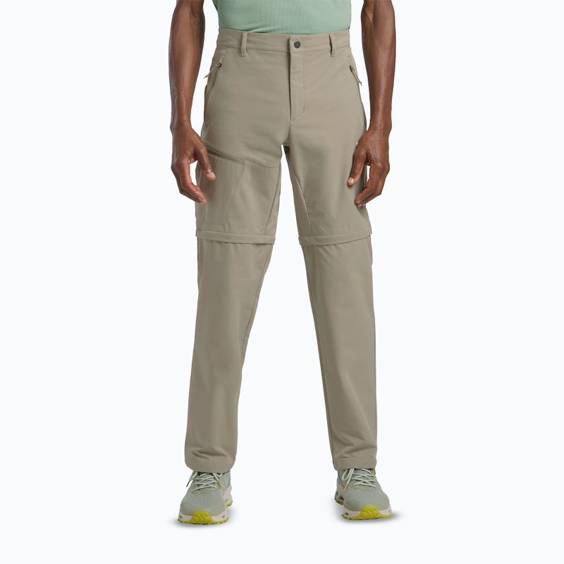 Pantaloni de trekking pentru bărbați Jack Wolfskin Pico Trail Zip Off stone