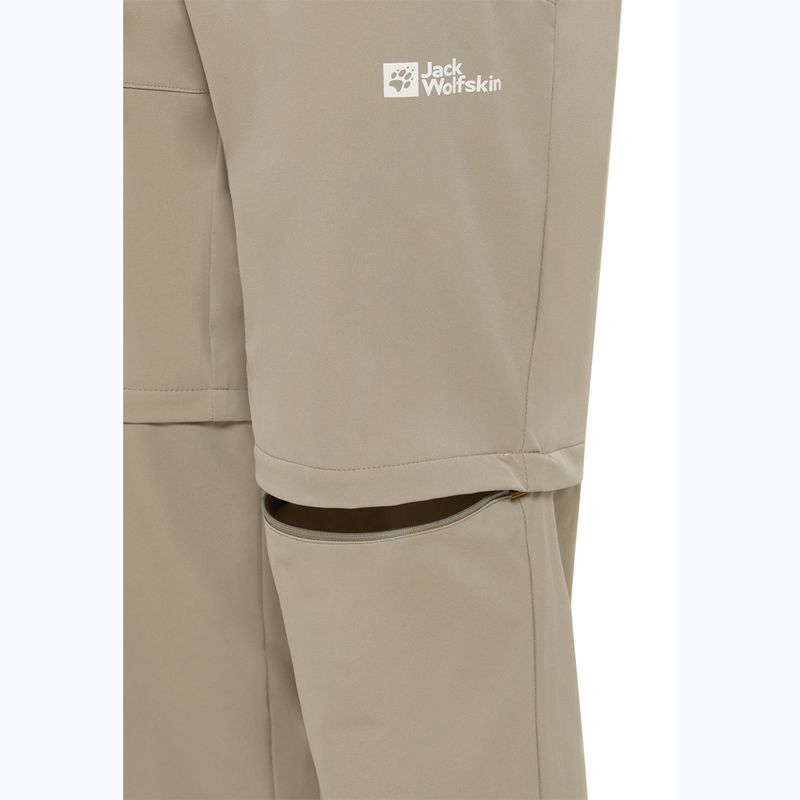 Pantaloni de trekking pentru bărbați Jack Wolfskin Pico Trail Zip Off stone 5