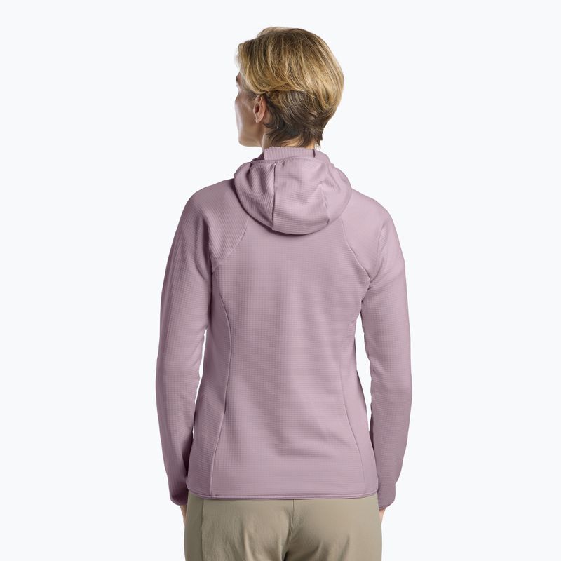 Hanorac pentru femei Jack Wolfskin Kolbenberg Hooded Full Zip wild blossom 3
