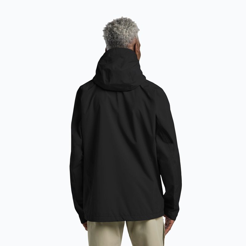 Geacă de ploaie pentru bărbați Jack Wolfskin Tempest 2l black 3