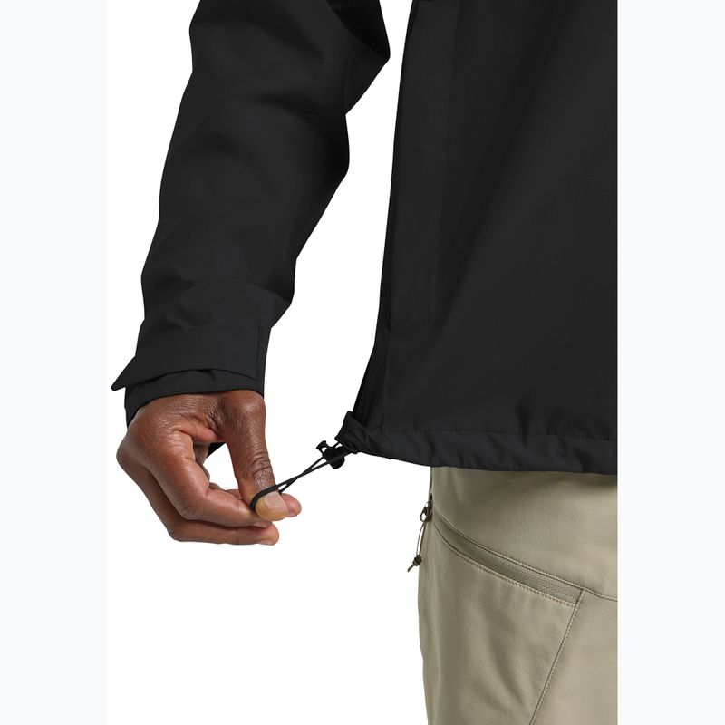 Geacă de ploaie pentru bărbați Jack Wolfskin Tempest 2l black 7